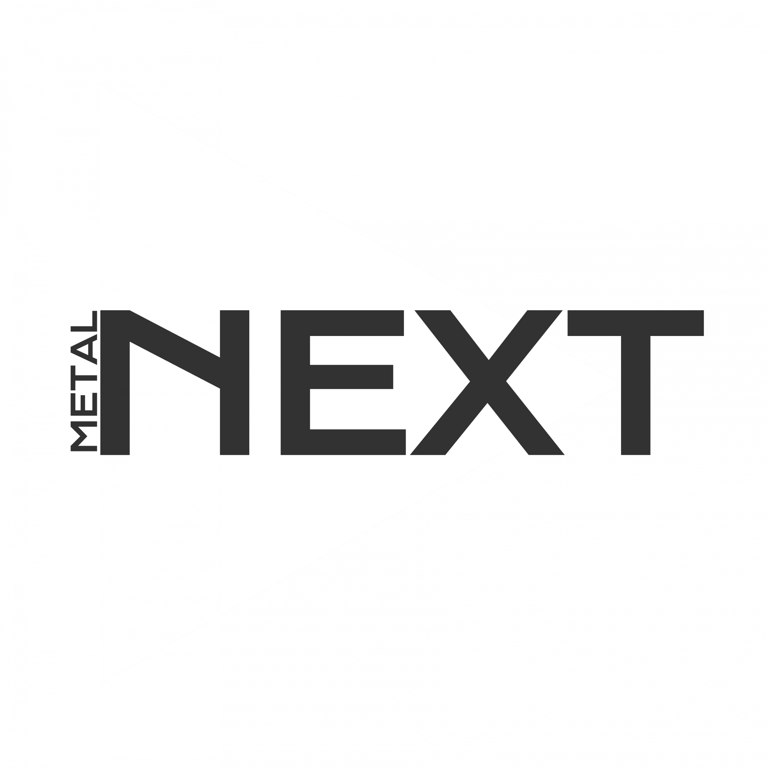 logo next metal inversé