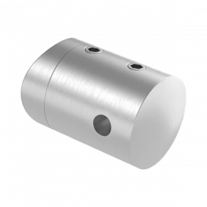 Support de câble inox brossé – Ø6 mm – Pose sur tube 42,4 mm