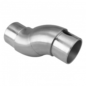 Coude 3D orientable en inox 304 brossé