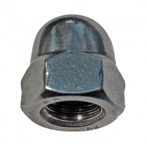 Écrou borgne bombé M10 en inox 304. Finition soignée, protection anti-corrosion et sécurité accrue pour vos tiges filetées.