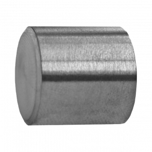 Embout à terminaison en inox brossé pour une finition nette et élégante des tubes. Idéal pour garde-corps, rampes et structures inox.