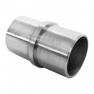 Manchon de liaison en inox brossé pour main courante Ø42,4 mm