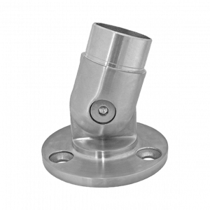 Platine Orientable inox brossé diamètre 42,4 mm