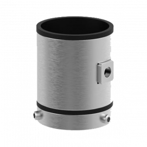 Support tournant inox 304 brossé - sur tube 42,4 mm pour pince à verre