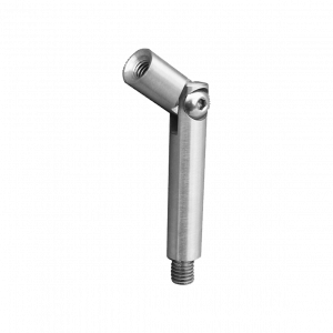 Tige inox brossé orientable Filetée M8 taraudée M6