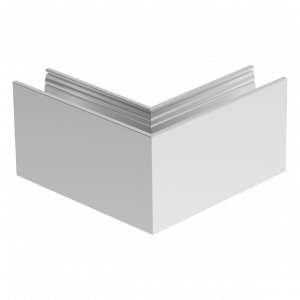 Angle à 90° pour profil U 2 kN – pose au sol, solide et précis pour vos installations de garde-corps.