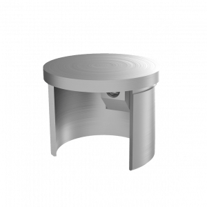 Bouchon plat pour tube à gorge inox Ø42,4 mm – Inox 304 ou 316