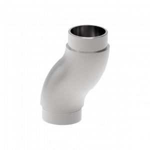 Coude 3D orientable inox 304 brossé, ajustable multi-directions pour garde-corps et rampes. Design moderne et installation facile.
