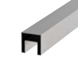 Tube à gorge inox 304 ou 316 carré 40x40 mm en 2500 ou 5000 mm. Solide, design et précis, idéal pour garde-corps et structures modernes.