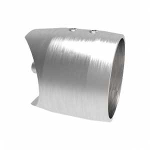 Raccord de lisse en inox 304 pour tube Ø 42,4 mm