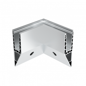 Angle à 90° rentrant pour profil Y 2 kN pose à l’anglaise – Assemblage solide et esthétique.