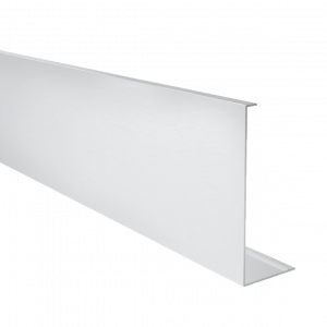 Capot pour rail U 1KN en pose à l’anglaise, disponible en 2500 mm ou 5000 mm.