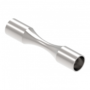 Coude cintrable inox 304 brossé pour tube Ø12 mm, idéal pour raccords de garde-corps et rampes.