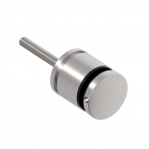 Point de fixation verre inox 304 brossé Ø50 mm avec entretoise réglable 38–58 mm